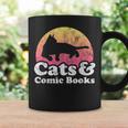 Cats And Comic Books Or Women's Cat And Comic Book Graphic Print Coffee Mug Gifts ideas