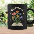 Chapter 11 Floral Book Birthday Reading Lover Graphic Print Coffee Mug Gifts ideas