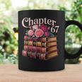 Chapter 67 Floral Book Stack Graphic Print Coffee Mug Gifts ideas