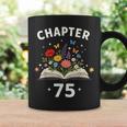 Chapter 75 Years Old 75th Birthday Celebration Floral Book Graphic Print Coffee Mug Gifts ideas