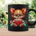 Chihuahua Reading a Book Dog Graphic Print Coffee Mug Gifts ideas