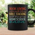 Christian Women Retro Homeschool Mama Book Loving Field Trip Graphic Print Coffee Mug Gifts ideas