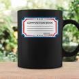 Classic Composition Book Cover Teachers And Students Graphic Print Coffee Mug Gifts ideas