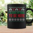 I Closed My Book To Be Here Graphic Print Coffee Mug Gifts ideas
