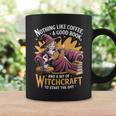 Coffee Book Witchcraft Witch Witches Bookish Reader Reading Graphic Print Coffee Mug Gifts ideas