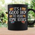 Comic Book Reading Collector Nerd Fan Anime Book Graphic Print Coffee Mug Gifts ideas