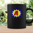 Comic Book Style Monogram Initial Letter A Superhero Graphic Print Coffee Mug Gifts ideas Comic Book Style Monogram Initial Letter A Superhero Graphic Print Coffee Mug Gifts ideas