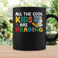 All The-Cool Kids Are Reading Teacher Book Lover Librarian Graphic Print Coffee Mug Gifts ideas