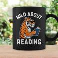 Cool Tiger Reading Book Wild About Reading Kids Books Reader Graphic Print Coffee Mug Gifts ideas Cool Tiger Reading Book Wild About Reading Kids Books Reader Graphic Print Coffee Mug Gifts ideas