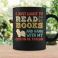 Coton De Tulear Mama Ich Will Nur Lesen Books Hanging Dog Graphic Print Coffee Mug Gifts ideas