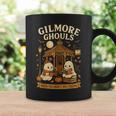 Cozy Ghouls Bookish Halloween Gazebo Scene Graphic Print Coffee Mug Gifts ideas