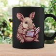 Cute Armadillo With Book I Armadillo Graphic Print Coffee Mug Gifts ideas