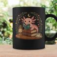 Cute Axolotl Reading Books Cozy Bookworm Graphic Print Coffee Mug Gifts ideas