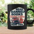 Cute Bookworm Tees Read Banned Books Drink Coffee Small -Adults Graphic Print Coffee Mug Gifts ideas