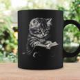 Cute Cat Reading Book Teacher Librarian Cat Lover Book Club Men Women Kids Graphic Print Coffee Mug Gifts ideas Cute Cat Reading Book Teacher Librarian Cat Lover Book Club Men Women Kids Graphic Print Coffee Mug Gifts ideas