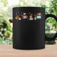 Cute Dachshund Book Reading Wiener Dog Bookish Librarian Graphic Print Coffee Mug Gifts ideas