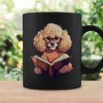 Cute Dog Poodle Reading Book Graphic Print Coffee Mug Gifts ideas Cute Dog Poodle Reading Book Graphic Print Coffee Mug Gifts ideas