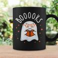 Cute Ghost Reading Book Booooks Teacher Halloween School Kid Graphic Print Coffee Mug Gifts ideas