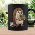 Cute Hedgehog Classics Stories Knowledge Fiction Reading Graphic Print Coffee Mug Gifts ideas