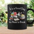 Cute It's a Good Day To Read a Book Cat Bookworm Graphic Print Coffee Mug Gifts ideas Cute It's a Good Day To Read a Book Cat Bookworm Graphic Print Coffee Mug Gifts ideas