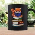 Cute Kawaii Kids Reading Books Glasses Red Panda Lover Graphic Print Coffee Mug Gifts ideas Cute Kawaii Kids Reading Books Glasses Red Panda Lover Graphic Print Coffee Mug Gifts ideas