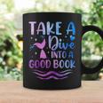 Cute Mermaid Librarian Teacher Dive Into A Good Book Reading Graphic Print Coffee Mug Gifts ideas Cute Mermaid Librarian Teacher Dive Into A Good Book Reading Graphic Print Coffee Mug Gifts ideas