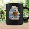 Cute Polar Bear Is Reading a Book Reading Polar Bear Graphic Print Coffee Mug Gifts ideas Cute Polar Bear Is Reading a Book Reading Polar Bear Graphic Print Coffee Mug Gifts ideas
