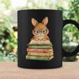 Cute Rabbit Bunny Reading Book Easter Day Teacher Librarian Graphic Print Coffee Mug Gifts ideas