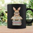 Cute Reading Bunny Easter Books Reader Teacher Girls Women Graphic Print Coffee Mug Gifts ideas