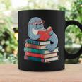 Cute Reading Seal On Books Book Lover Graphic Print Coffee Mug Gifts ideas