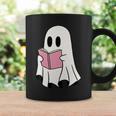 Cute Retro Reading Book Library Ghost Costume Graphic Print Coffee Mug Gifts ideas