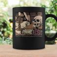 Dark Academia Aesthetic Skull Writer Authors Book Lover Graphic Print Coffee Mug Gifts ideas Dark Academia Aesthetic Skull Writer Authors Book Lover Graphic Print Coffee Mug Gifts ideas