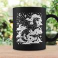 Dark Academia Fantasy Dragon Book Lover Bookish Goblincore Graphic Print Coffee Mug Gifts ideas