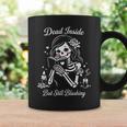 Dark Romance Skeleton Merch Outfits Woman Smut Book Reading Graphic Print Coffee Mug Gifts ideas
