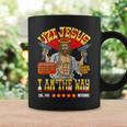 DCC Uzi Jesus I Am The Way Character Stats RPG Books Graphic Print Coffee Mug Gifts ideas DCC Uzi Jesus I Am The Way Character Stats RPG Books Graphic Print Coffee Mug Gifts ideas