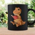 Dinosaur Reading Book Dino Reading Book Lovers Book Readers Graphic Print Coffee Mug Gifts ideas