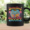 Diving Deep Into Books Oceanic Imagination Graphic Print Coffee Mug Gifts ideas