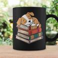 Dog Reading Book Pajama Sleep Graphic Print Coffee Mug Gifts ideas