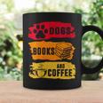 Dogs Books And Coffee Dog Book Reader Lover Graphic Print Coffee Mug Gifts ideas
