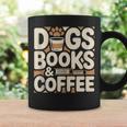 Dogs Books And Coffee Graphic Print Coffee Mug Gifts ideas