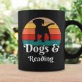 Dogs And Reading Books Graphic Print Coffee Mug Gifts ideas