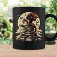 Dragon Reading a Book Dragons And Books Lover Bookworm Graphic Print Coffee Mug Gifts ideas