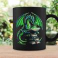 Dragon Reading Books Bookworm Graphic Print Coffee Mug Gifts ideas
