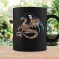Dragon Silhouette Books Librarian Bookworm Women Men Kids Graphic Print Coffee Mug Gifts ideas