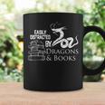Dragons And Books Dragon Lover Bookish Dragon Bookworm Graphic Print Coffee Mug Gifts ideas