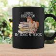 Easily Distracted By Books And Horses Graphic Print Coffee Mug Gifts ideas Easily Distracted By Books And Horses Graphic Print Coffee Mug Gifts ideas