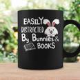 Easily Distracted By Bunnies And Books Graphic Print Coffee Mug Gifts ideas