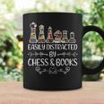 Easily Distracted By Chess And Books Graphic Print Coffee Mug Gifts ideas