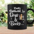 Easily Distracted By Dogs And Books Tee Graphic Print Coffee Mug Gifts ideas Easily Distracted By Dogs And Books Tee Graphic Print Coffee Mug Gifts ideas