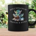 Easily Distracted By Dragons And Books Introvert Shirt Graphic Print Coffee Mug Gifts ideas Easily Distracted By Dragons And Books Introvert Shirt Graphic Print Coffee Mug Gifts ideas